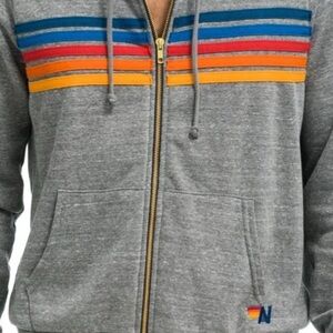 Aviator Nation Zip Hoodie Sweatshirt